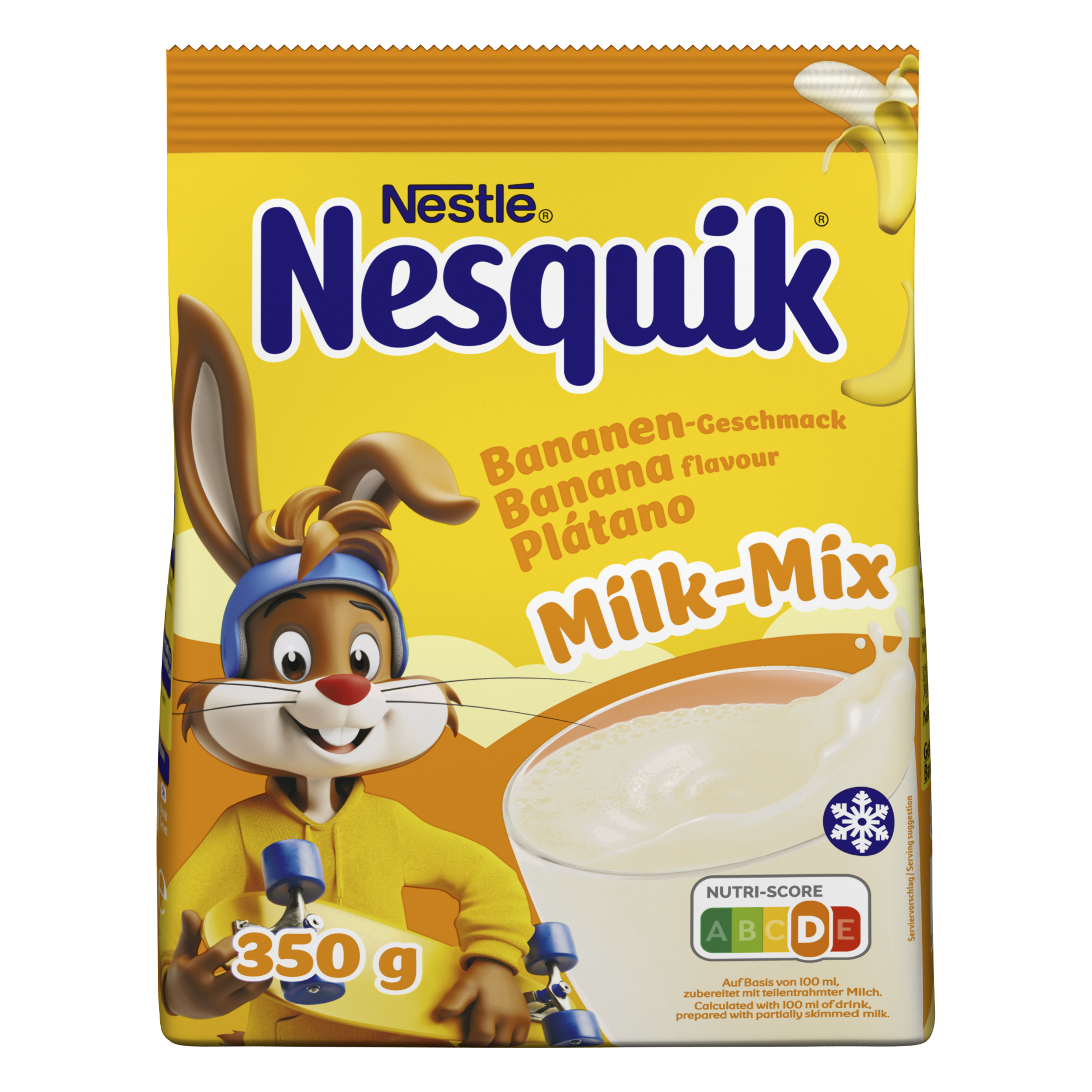 NESQUIK BANANA MILK-MIX: BANÁNOS ÍZŰ ÍZESÍTŐ ITALPOR